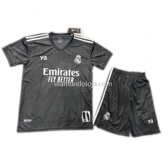 Camisola Real Madrid Criança Equipamento Quarto 2021-2022 Manga Corta